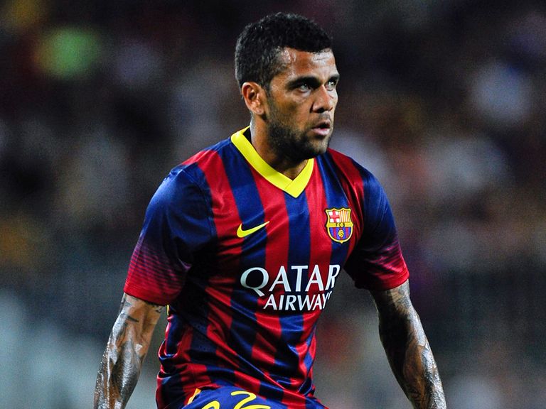 Dani Alves: Linked with a move to Manchester City