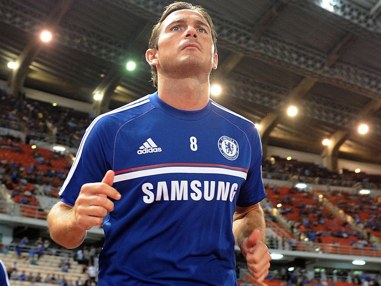 Frank Lampard: Working his way back to full fitness