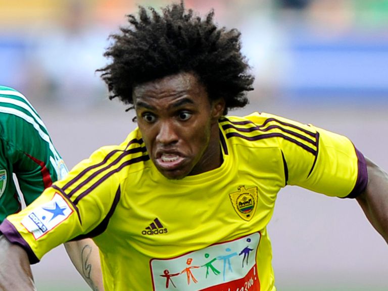Willian: Knows he faces a tough fight for a starting role at Chelsea