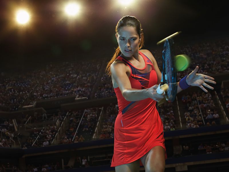 Ana Ivanovic will be kitted out in a similar colour by the same firm