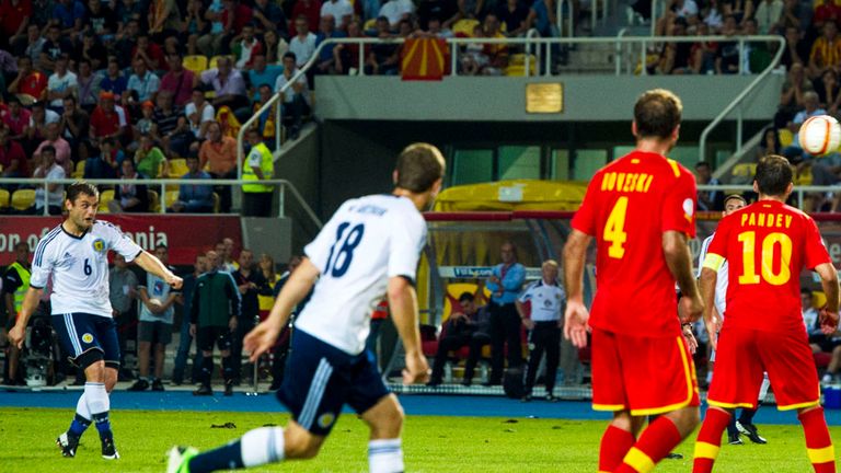 Shaun Moloney: Hits late winner for Scotland against Macedonia