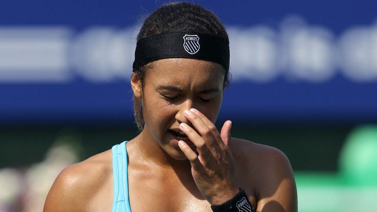 Heather Watson: Broken after defeat to Varvara Lepchenko in China