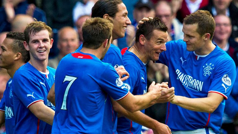 Lee McCulloch: Another hat-trick for the Rangers captain