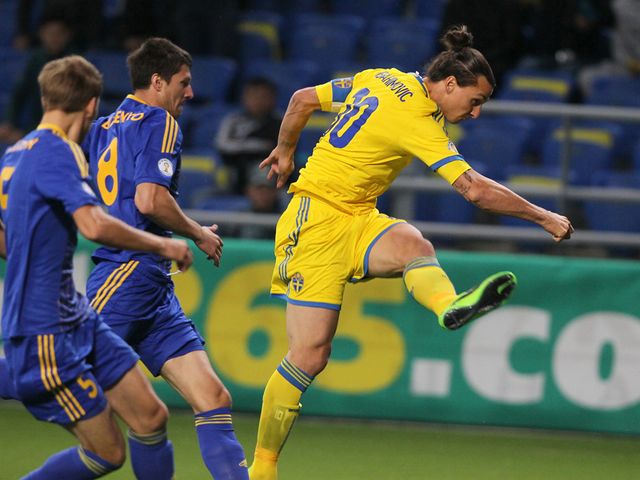 Zlatan Ibrahimovic: Scored for Sweden