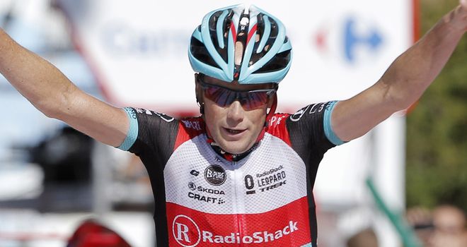 Chris Horner claimed his second stage win of the race