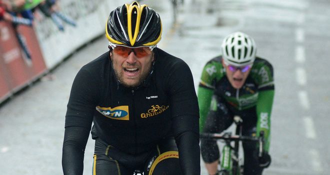 Gerald Ciolek outsprinted Sam Bennett at the death