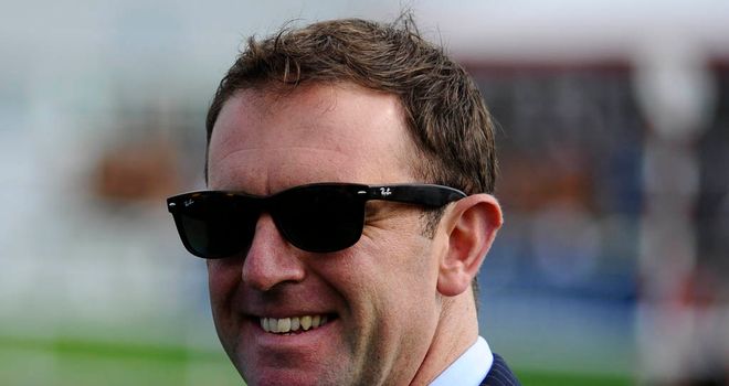Winning trainer Charlie Appleby: Pleased with Pinzolo