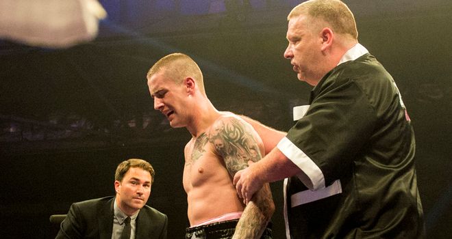 Ricky Burns suffered a broken jaw during his controversial draw with Raymundo Beltran