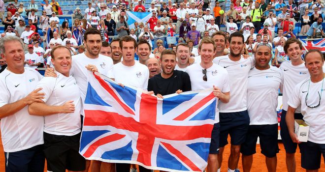 Great Britain: Will take on Jim Courier's United States in February