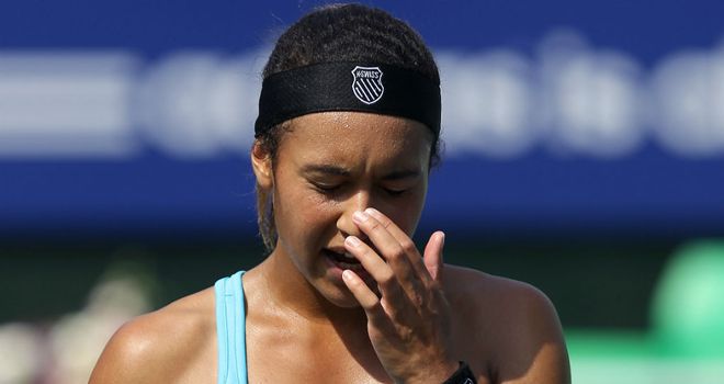 Heather Watson: Broken after defeat to Varvara Lepchenko in China