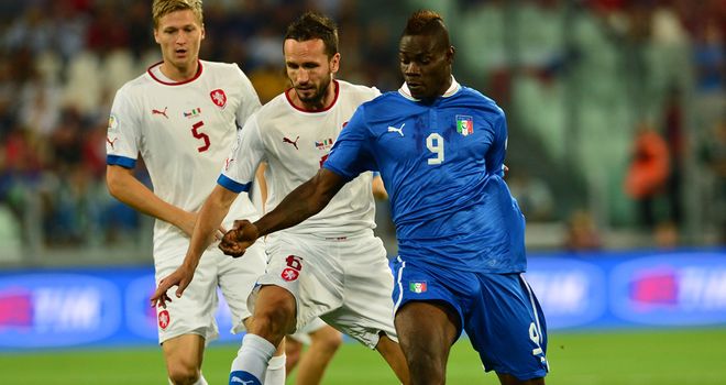 Mario Balotelli: Spot-on for Italy against Czech Republic
