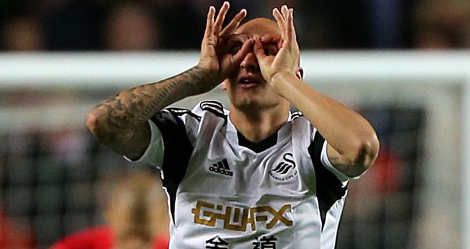 Jonjo Shelvey: Played a part in all the goals at the Liberty Stadium