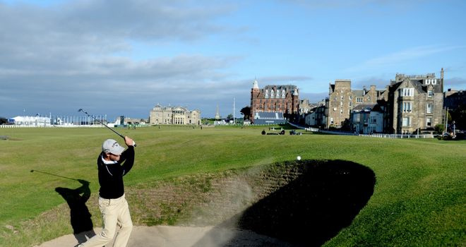 The famous Road Hole at St Andrews