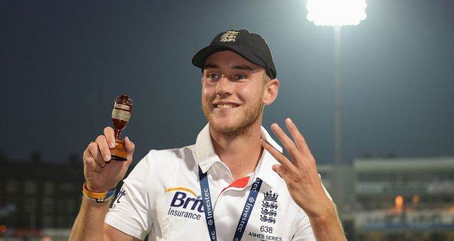 Stuart Broad played a key role in England's Ashes win this summer