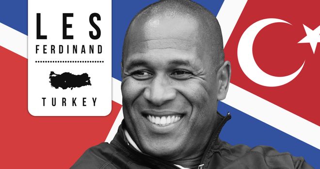 Les Ferdinand had a successful time in Turkey before breaking through in England