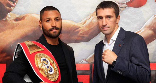 Kell Brook (l) hoping for major fights in the future (pic courtesy of Lawrence Lustig).