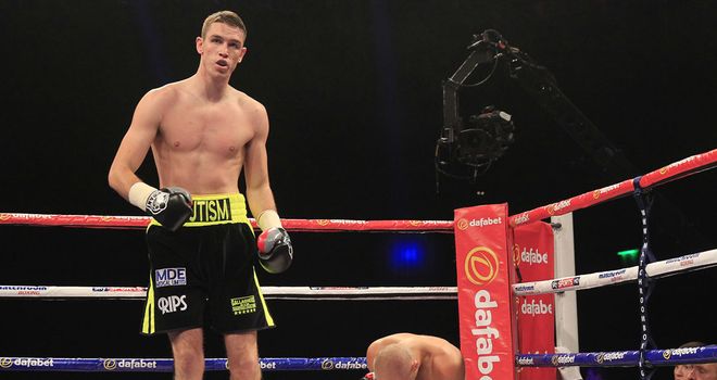 Callum Smith: His last five wins have come in the first round (Pic Lawrence Lustig)