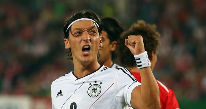 Mesut Ozil: Arsenal's new signing was on target for Germany