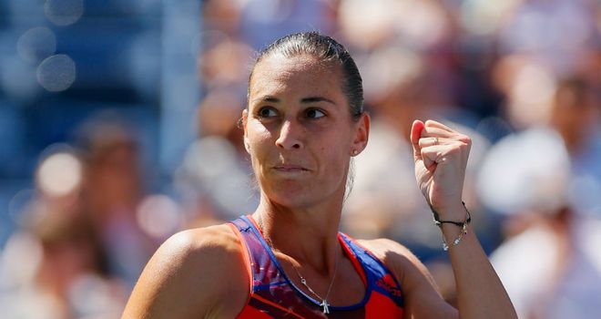 Flavia Pennetta: Reached her first-ever career grand slam semi-final