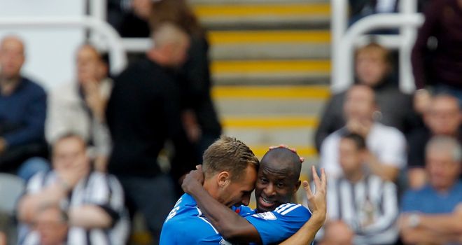 Sone Aluko: Celebrates his superb winner for Hull City at Newcastle