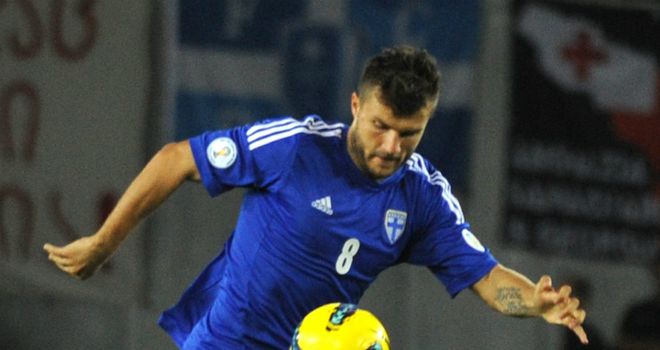 Roman Eremenko: On target for Finland against Georgia