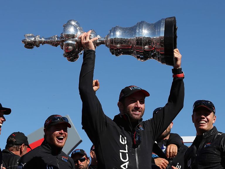 Ben Ainslie lifts the America's Cup - can he win it again with a GB team?
