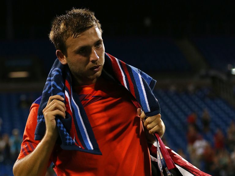 Dan Evans: Was denied the chance of facing Roger Federer in the last 16