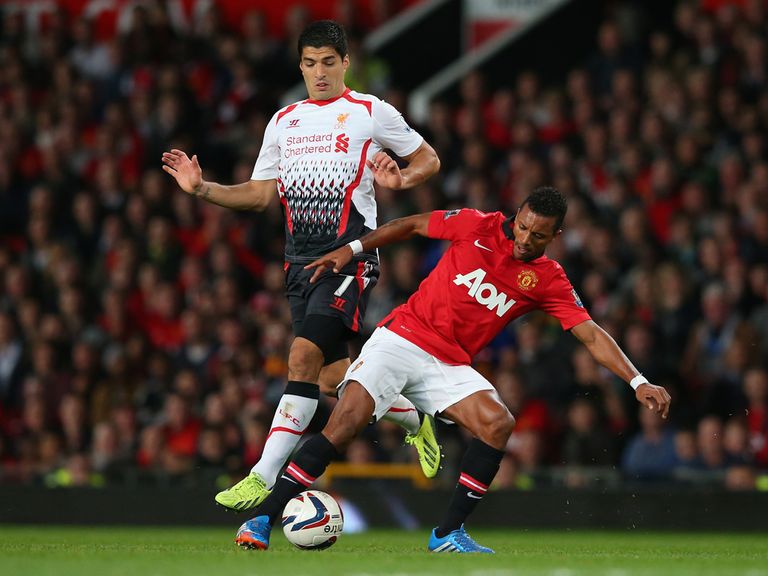 Luis Suarez in action on his Liverpool return.