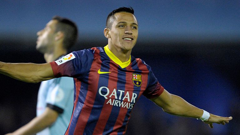 Alexis Sanchez enjoys Barcelona's victory