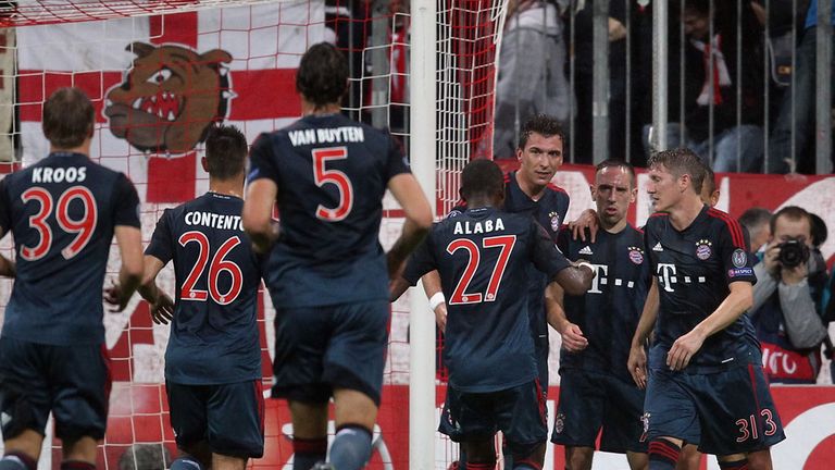 Franck Ribery: Celebrates one of his goals