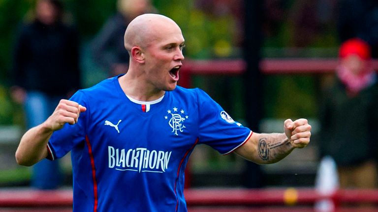 Nicky Law celebrates his goal