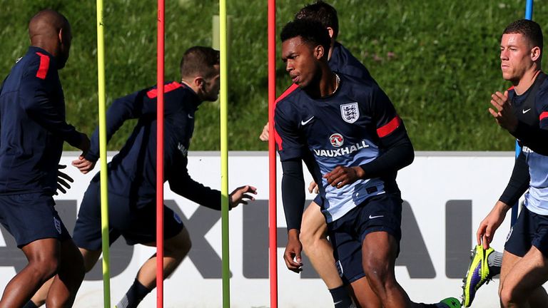 England train ahead of Friday's World Cup qualifier against Montenegro at Wembley