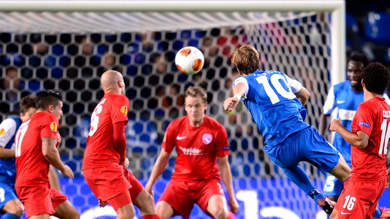Julien Gorius: Scores goal for Genk against Thun