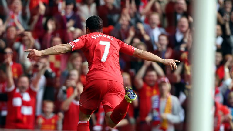 Luis Suarez: Gave Liverpool the lead against Palace