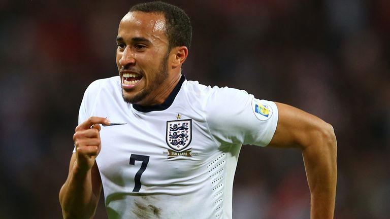 Andros Townsend: Took a knock against Montenegro