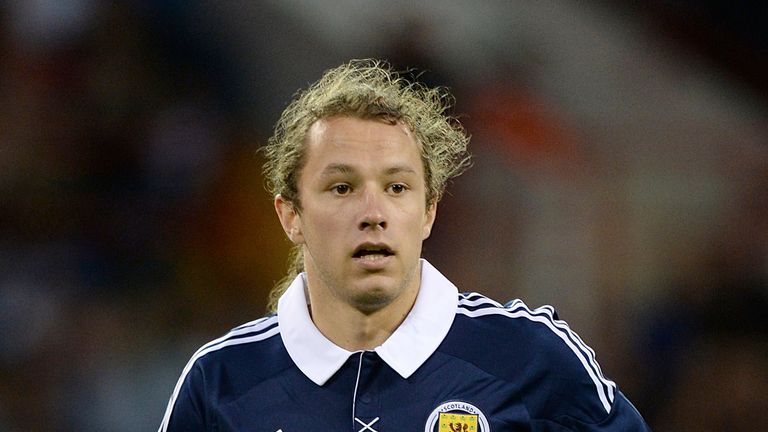 Stevie May: Scored on his first start for Scotland U21s