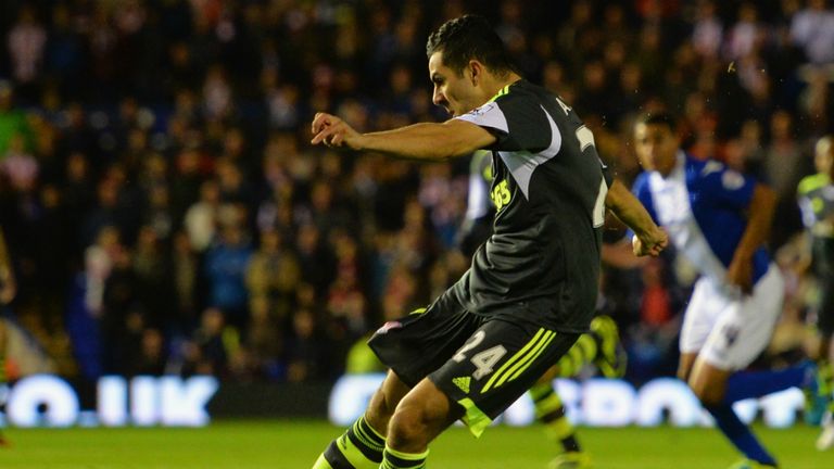 Oussama Assaidi: Fires Stoke ahead with an excellent strike