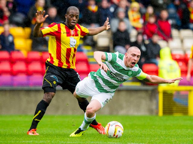 Scott Brown takes a tumble.