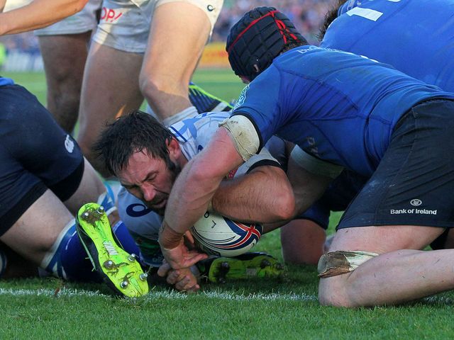 Pedrie Wannenburg of Castres fails to score a try