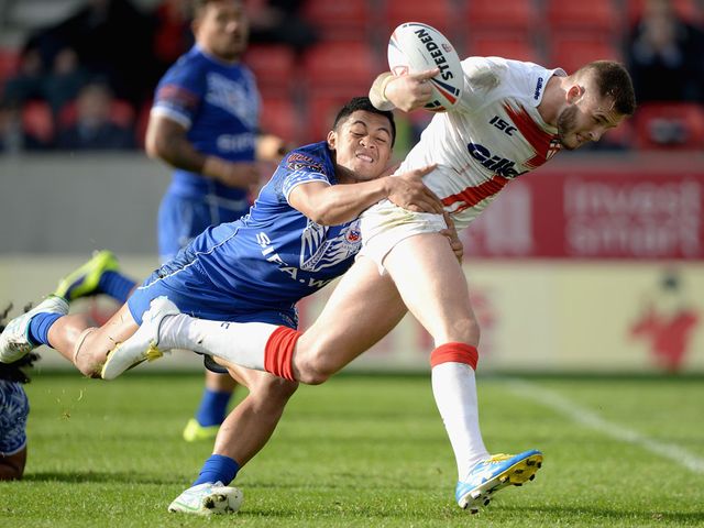 Zak Hardaker was man of the match for the England Knights