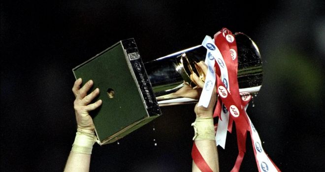 Andy Farrell guided Wigan Warriors to Super League glory in 1998