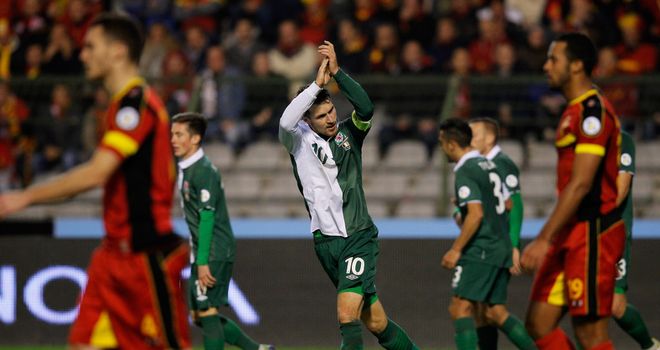 Aaron Ramsey: Hailed the spirit shown by Wales to claim a point against high-flying Belgium