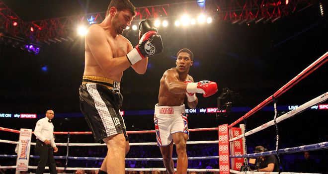 Joshua knocked out Leo after two minutes and 47 seconds