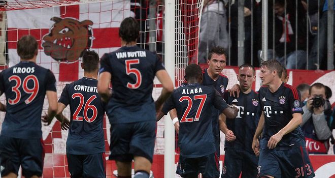 Franck Ribery: Celebrates one of his goals