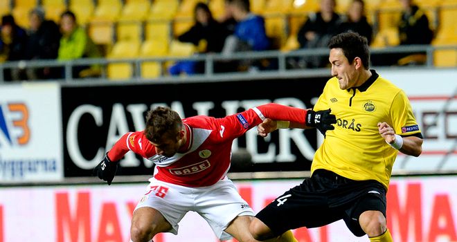 Alpaslan Ozturk: Holds off Elfsborg's Stefan Ishizaki