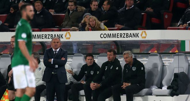 Noel King: Oversaw a 3-0 defeat to Germany in his first game as caretaker boss
