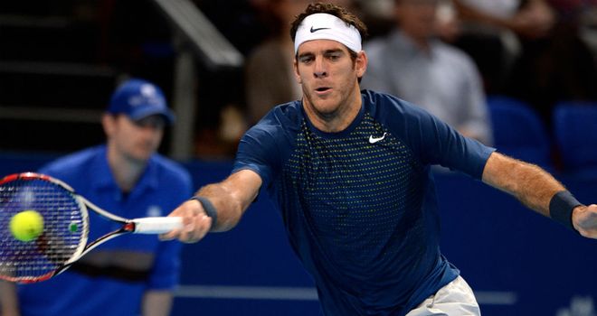 Juan Martin del Potro: Faces Richard Gasquet on Monday evening