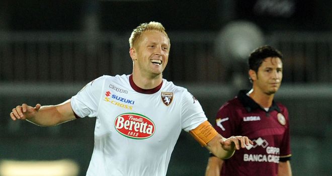Kamil Glik celebrates for Torino