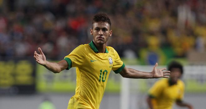 Neymar: Brazil forward scored from a free-kick in victory over South Korea