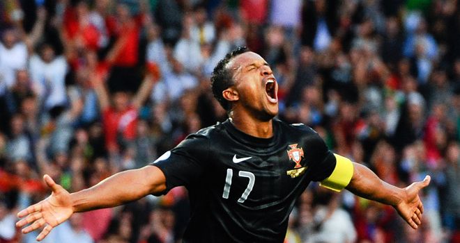 Nani struck for Portugal in their victory over Luxembourg